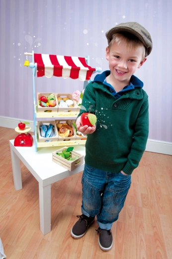 Houten verkoopkraam voor winkeltje spelen Le Toy Van