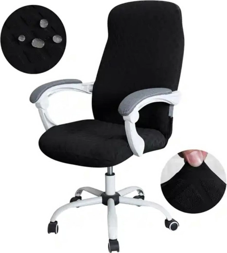 Housse de chaise de bureau Da100 noire