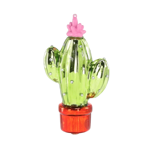 Glazen kerstornament cactus Chomik