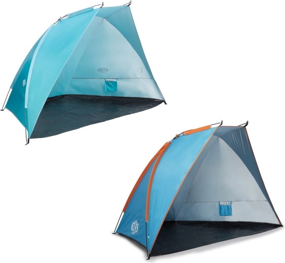 Beach Tent NILS Camp NC8030 blue–orange XXL