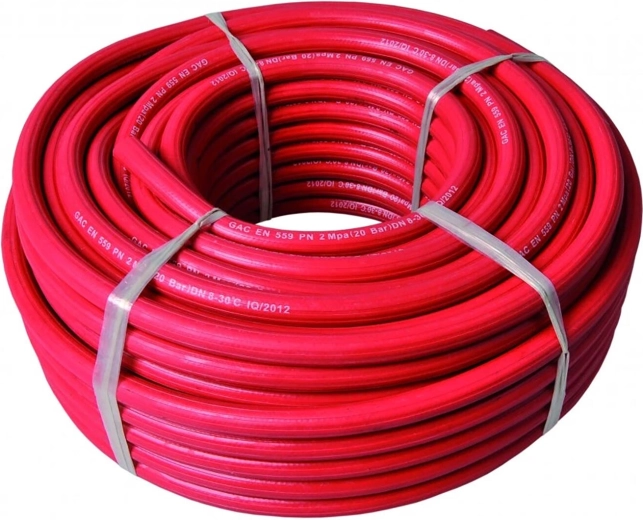 Acetylene pressure hose 8/15 mm, 50 m