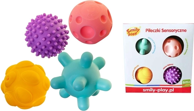 Sensorische ballen voor kinderen - 4 stuks