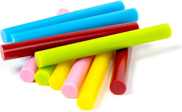 Bâton de colle thermofusible pour pistolet 11 × 100 mm, couleurs macaron - 1 pièce