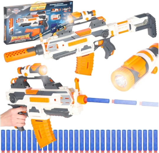 Modulaire schuimblaster 4-in-1 met 30 pijltjes