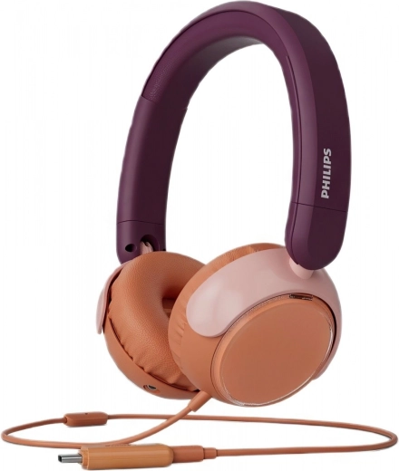 Kids headphones with volume limit and microphone