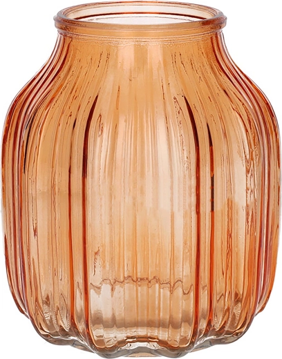 Suko Vase Orange Clear 16 cm