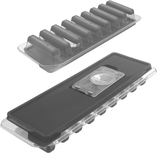Moule en silicone pour glaçons avec couvercle 26,5 × 9,5 cm