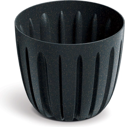Blumentopf Wario Eco Wood 13,8 cm anthrazit