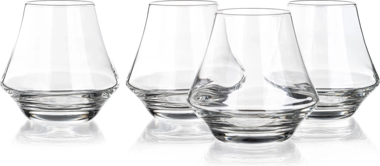 Whisky glasses 290 ml ROYAL LEERDAM – set of 4 low tumblers