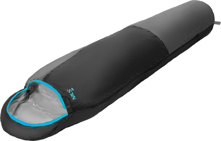 Ultralight sleeping bag NILS Camp NC1705 black/mint