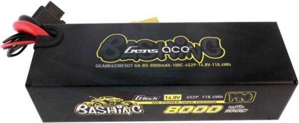 Gens Ace Bashing-accu 8000mAh 14,8V 100C LiPo voor RC-auto’s