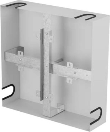 Étagère Lanberg pour réserve de câble 400 × 400 mm grise - 1 pièce