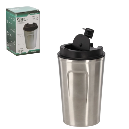 Thermomug 350 ml en acier inoxydable avec couvercle à vis