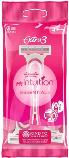 Wilkinson Extra Essentials 3 Beauty Einwegrasierer, 4 Stk.