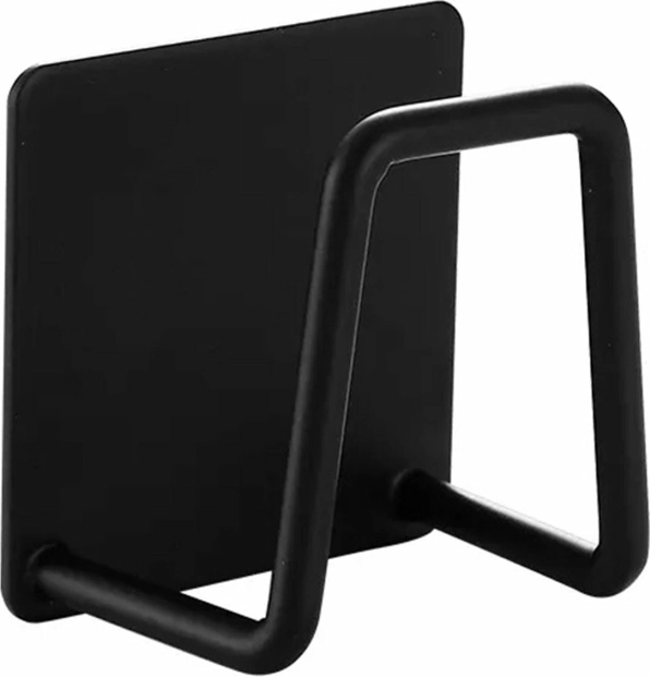 Support noir pour éponge de cuisine