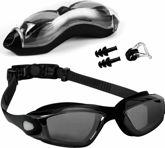 Renew Force anti-fog swimming goggles with UV filter (black) - 1 piece