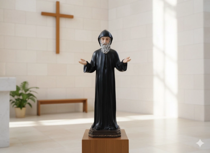Statue of Saint Charbel 40 cm