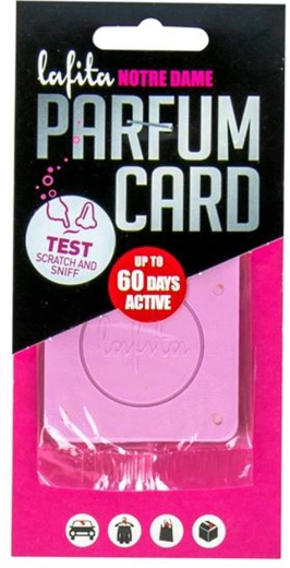 Luchtverfrisser voor in de auto LAFITA Notre Dame, roze