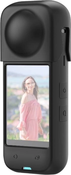 PULUZ siliconen beschermhoes voor Insta360 X4 zwart