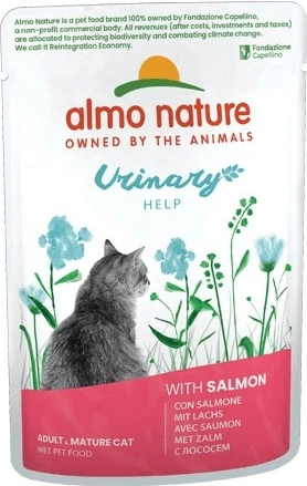 Almo Nature Urinary Help pouch for cats with salmon 70 g