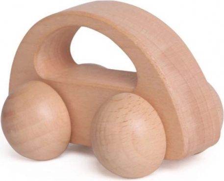 Houten grijpspeelgoed auto