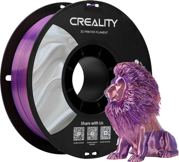 Silk-PLA-Filament Creality pink‑violett 1,75 mm