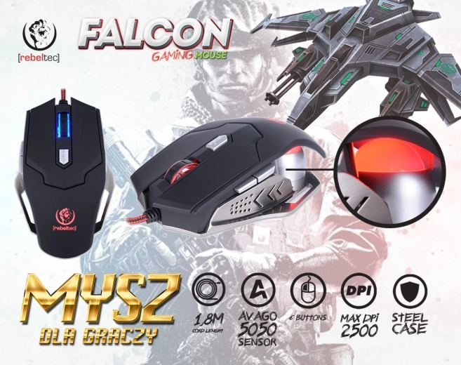 Gaming Optical Mouse USB Falcon