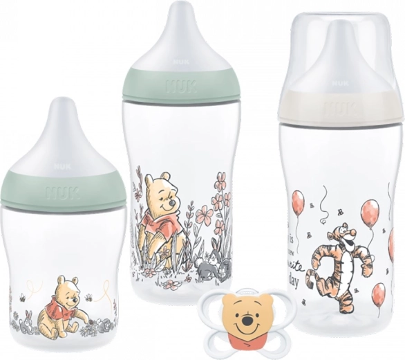 NUK Perfect Match Disney Winnie the Pooh set of baby bottles and pacifier