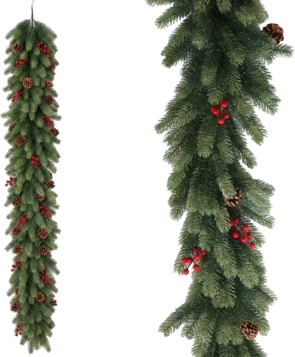 Premium Christmas garland for the tree 200 cm