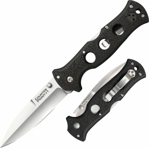 Cold Steel Counter Point 1 tactical folding knife 10.1 cm, black, Griv-Ex, aluminum