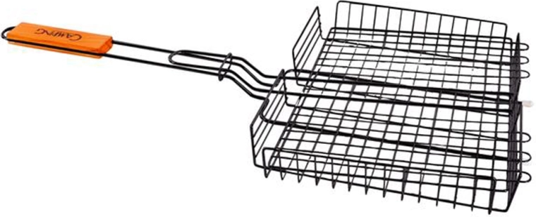 Deep grilling rack Camping 31 × 24 cm, black