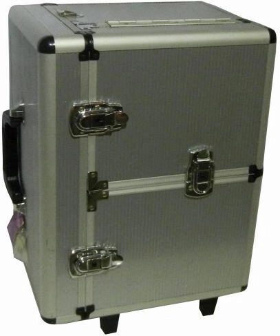 Aluminum tool case 420 × 260 × 330 mm with ABS rails