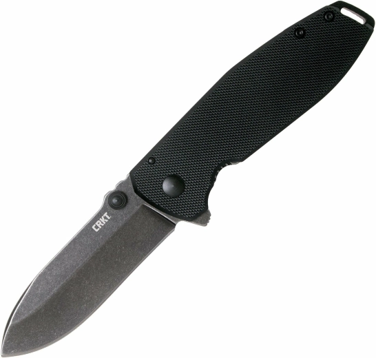CRKT Squid XM Black pocket knife 7.5 cm Black Stonewash, black G10