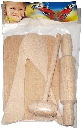Little Cook – Honest Set of Wooden Utensils