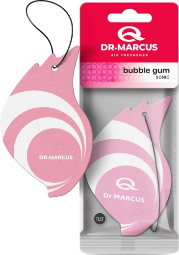 Dr. Marcus Sonic hangende luchtverfrisser voor in de auto Bubblegum