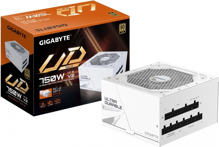 alimentation modulaire 750 W 80 Plus Gold ATX 3.1 avec PCIe 5.1 (UD750GM V2 Ice)