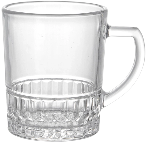 Set of 6 handled glasses 240 ml