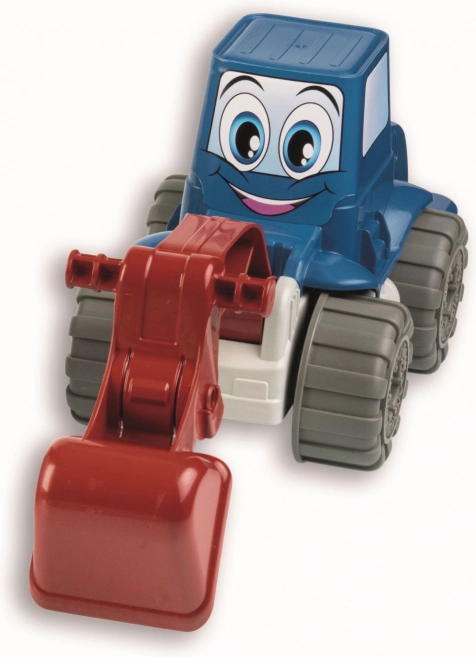 Androni gerecyclede vrolijke graafmachine Happy Truck 36 cm