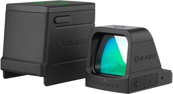 Olight Osight GN groene collimator met oplaadbare kap