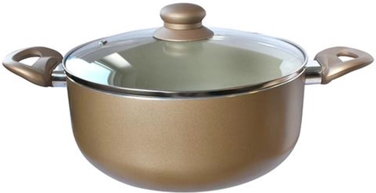 Casserole avec revêtement céramique 2,4 l, 20 cm, champagne