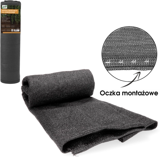 Afdekkingsnet voor hek antraciet 1,5 × 25 m 135 g/m² 90%