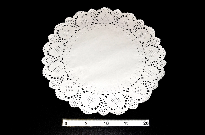 Dentelle en papier pour gâteau 36 cm, 8 pcs