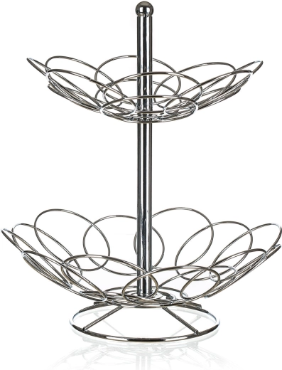 Draadrek voor de keuken LINEA 30 × 33 cm chroom