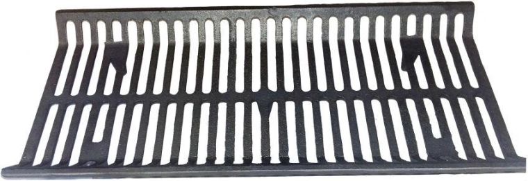 Gusseiserner Korbrost für Kamine und Grills 222 × 483 mm