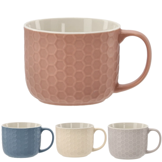 Porcelain Mug Honey 480 ml – Set of 4