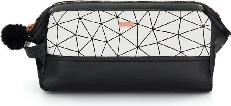 Trousse de toilette Holiday noir et blanc