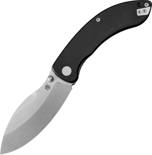 Petrified Fish Zonda pocket knife 9.5 cm, stonewash, black G10