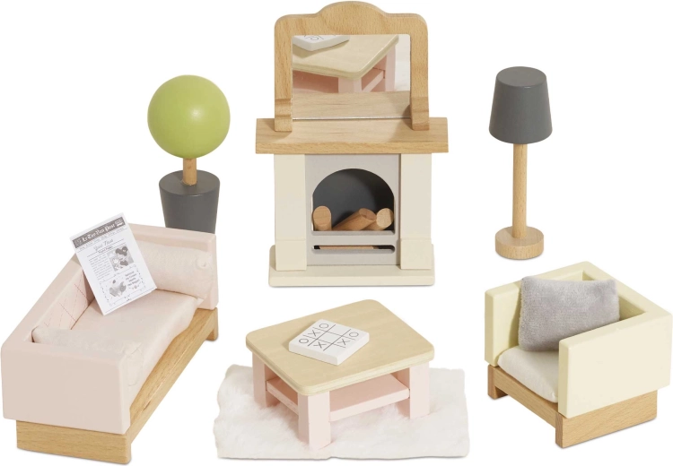 Wooden dollhouse furniture – Daisylane living room Le Toy Van