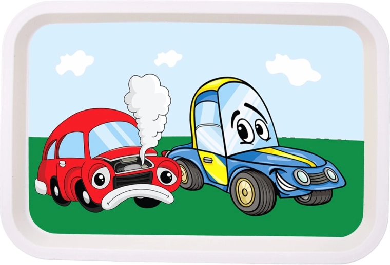 Toya serveerblad van polypropyleen met automotief 30,5 × 21 cm