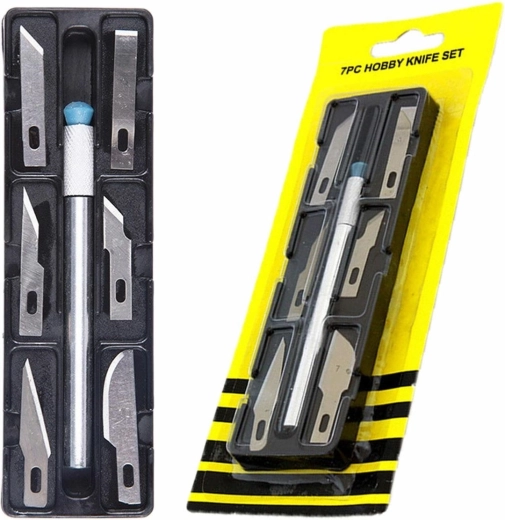 Set de couteaux avec lame + 6 lames